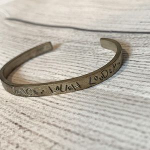 Silver Cuff Inspiration Bracelet